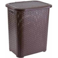 Кошик для білизни HEINNER HR-AT-7019M (45л), коричневий