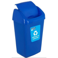 Кошик для сміття HEINNER HR-AL-35A (35л, 35*29*57см), синій