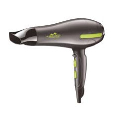 Фен Monte MT-5215G 2400Вт, чорно-зелений