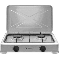 Таганок YUCEL O-200-LPG-silver 2 комф.,кришка