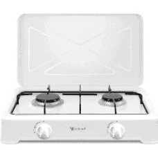 Таганок YUCEL O-200-LPG-white 2 комф.,кришка